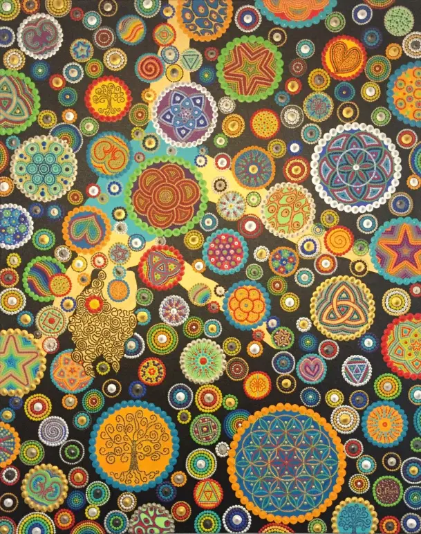 En apesanteur — 73 × 92 cm — 2019 — Caroline Pons