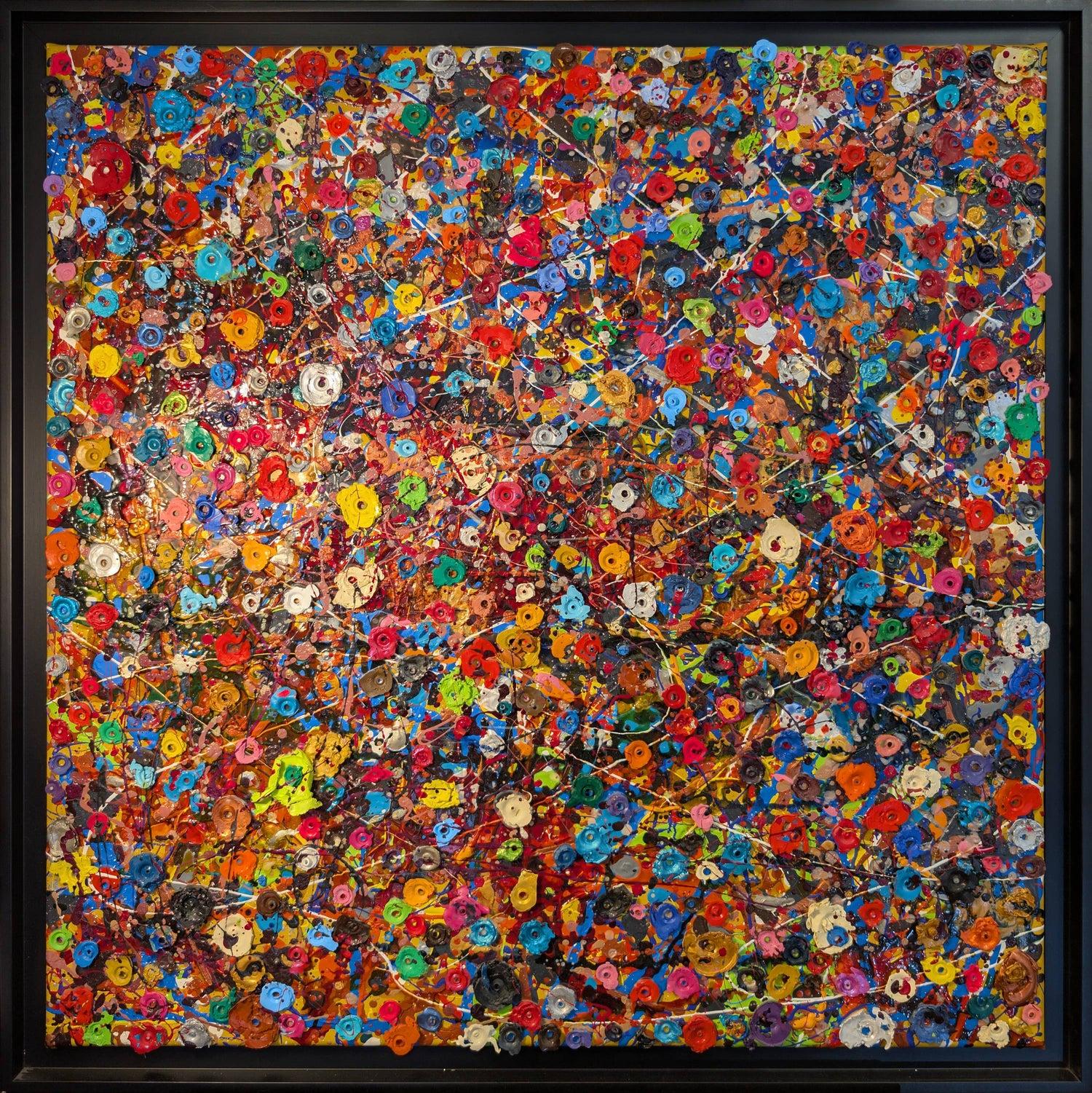 Jardin des vibrations - 80x80 - 2022
